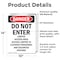 Signmission Do Not Enter Limited Access Area Danger Sign, Vinyl Decal, 10in W x 14in L, 2PK OS-2PACK-DS-D-1014-V-2134 - alternate 5